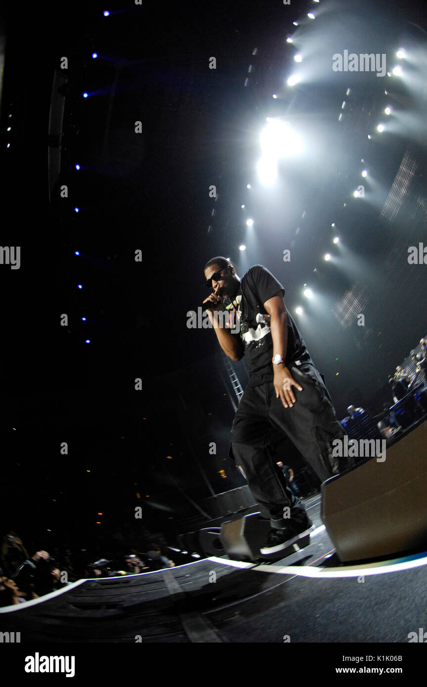 Rapper Shawn Carter aka JayZ performing 2009 Power 106 Powerhouse Honda Center August 8,2009