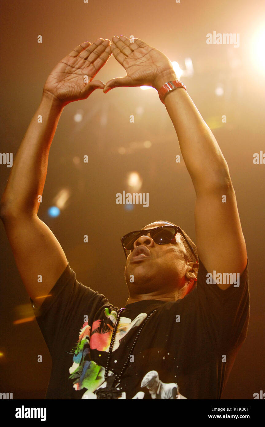 Rapper Shawn Carter aka JayZ performing 2009 Power 106 Powerhouse Honda Center August 8,2009