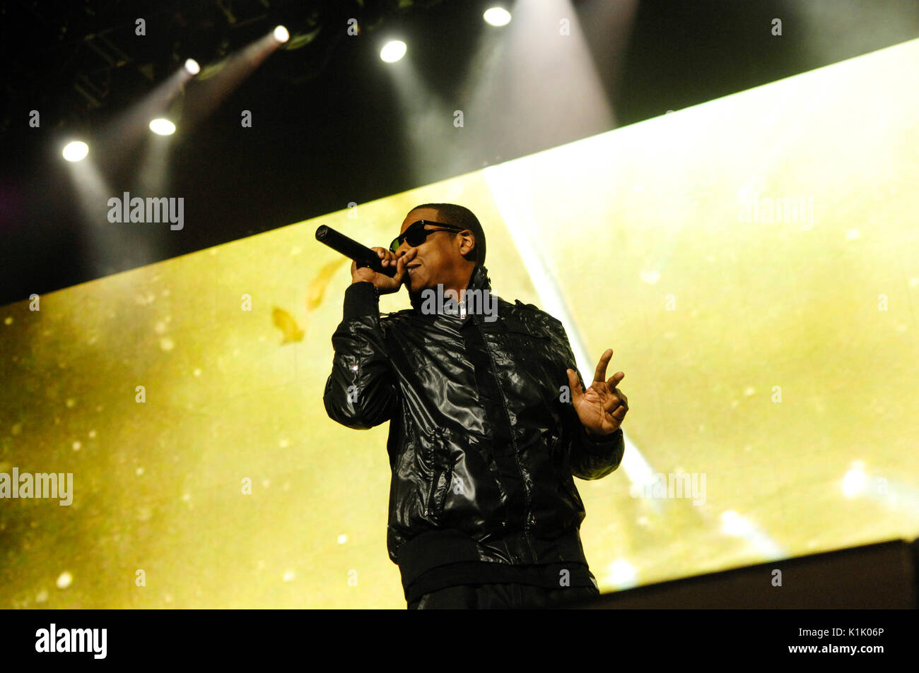 Rapper Shawn Carter aka JayZ performing 2009 Power 106 Powerhouse Honda Center August 8,2009
