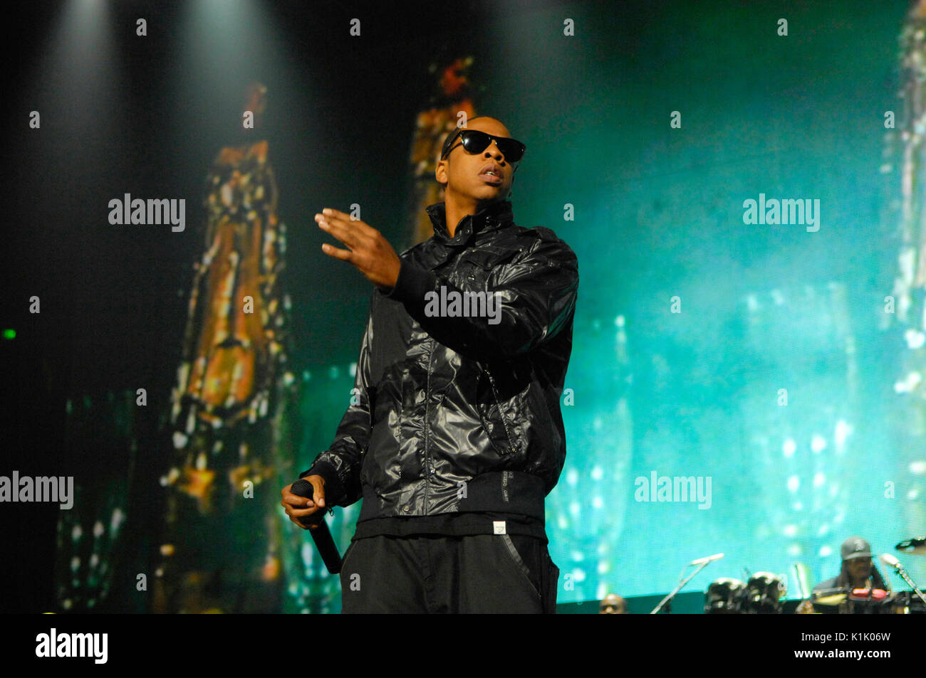 Rapper Shawn Carter aka JayZ performing 2009 Power 106 Powerhouse Honda Center August 8,2009