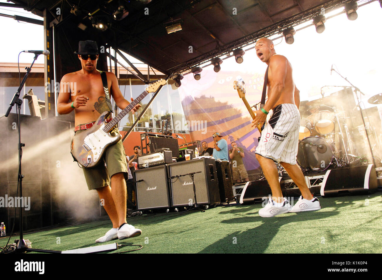 (LR) Kaleo Wassman Bret Bollinger Pepper performs day 3 2nd Annual