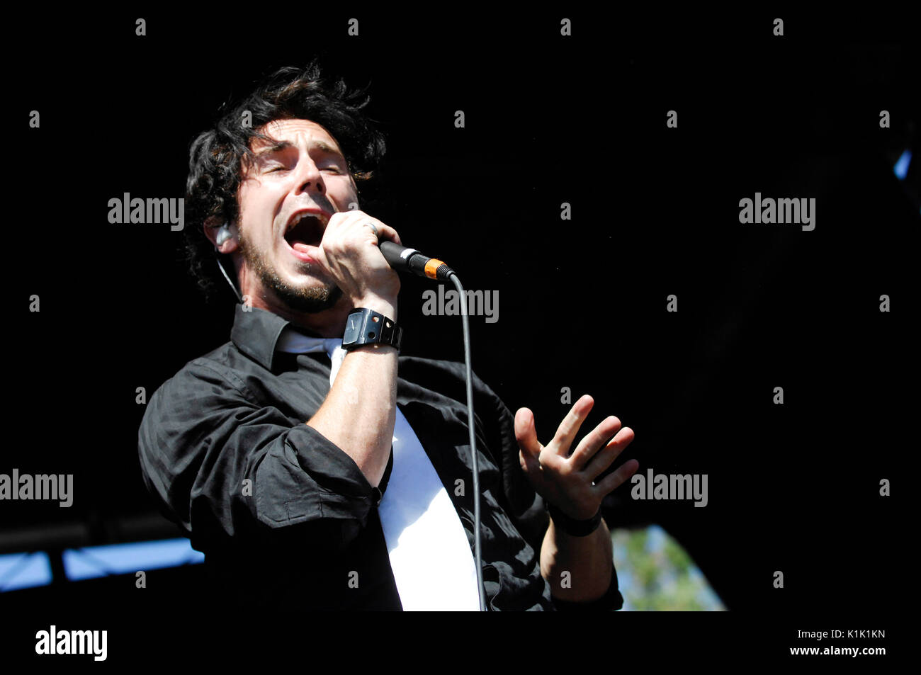 Jesse Hasek 10 Years performing 2008 Projekt Revolution Tour Verizon