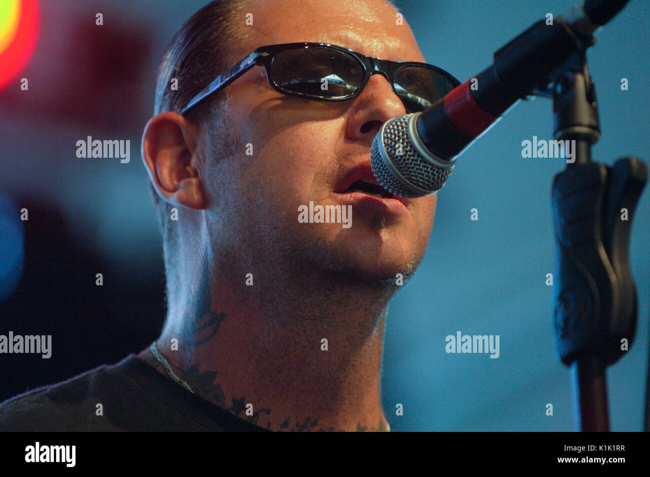 Mike Ness Social Distortion performing 2008 Stagecoach Country Music Festival Indio Stock Photo