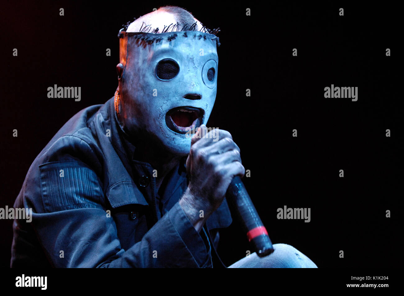 Corey Taylor Slipknot performs Cypress Hill's Smokeout San Manuel Amphitheater October 24,2009 San Bernardino. Stock Photo