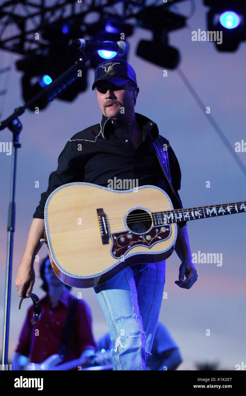 Musician John Rich Big Rich performing 2008 Stagecoach Country Music