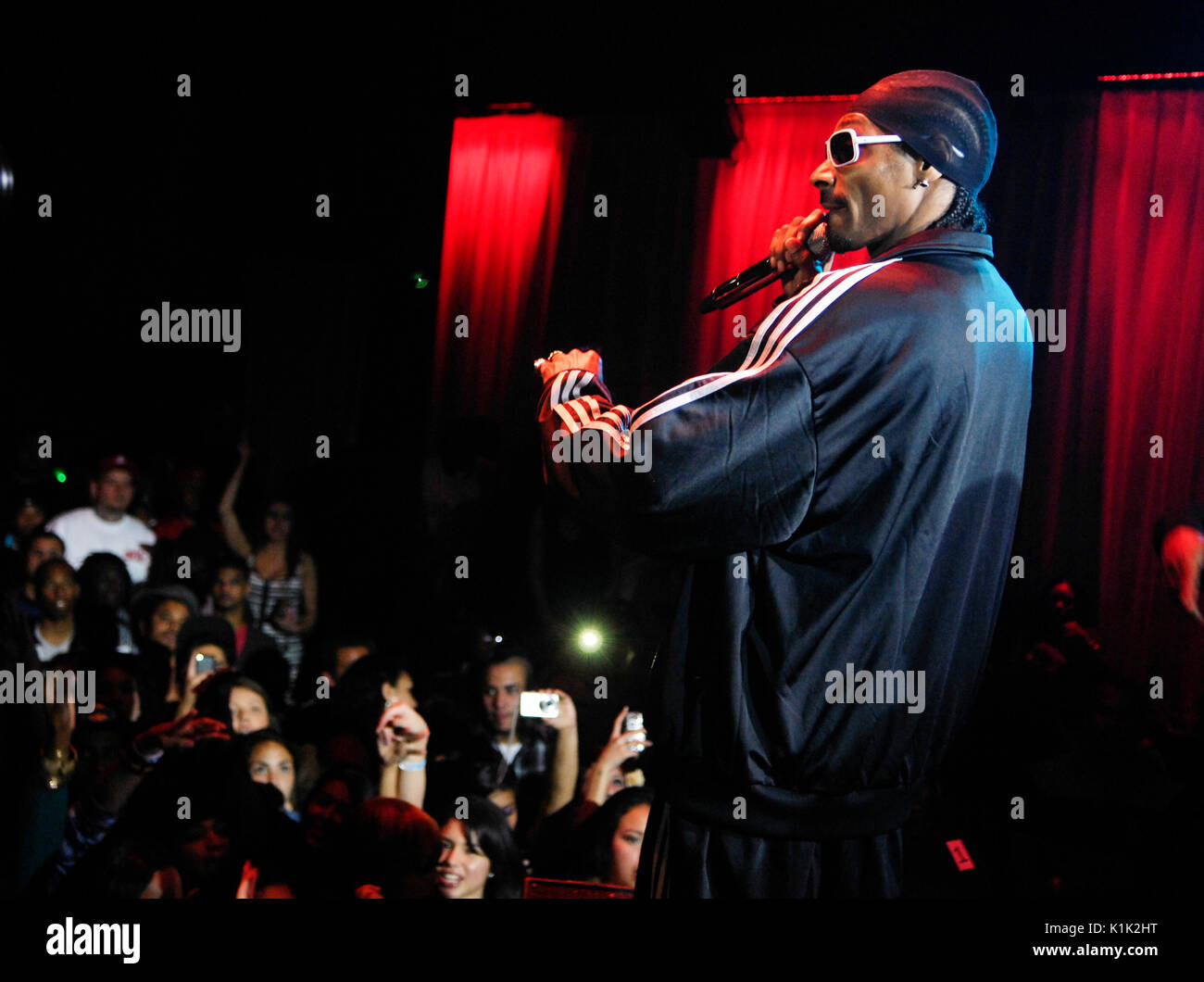 Snoop Dogg performs Key Club for Young & Hung Over Tour March 3,2011 West Hollywood. Stock Photo