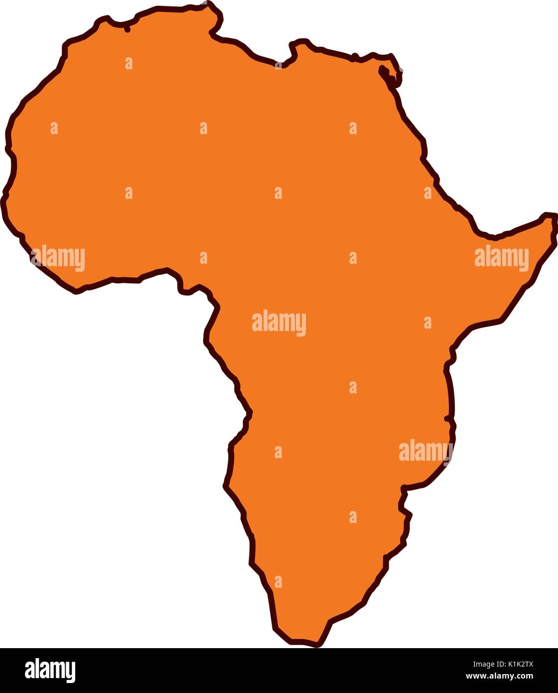 africa map isolated icon Stock Vector Image & Art - Alamy