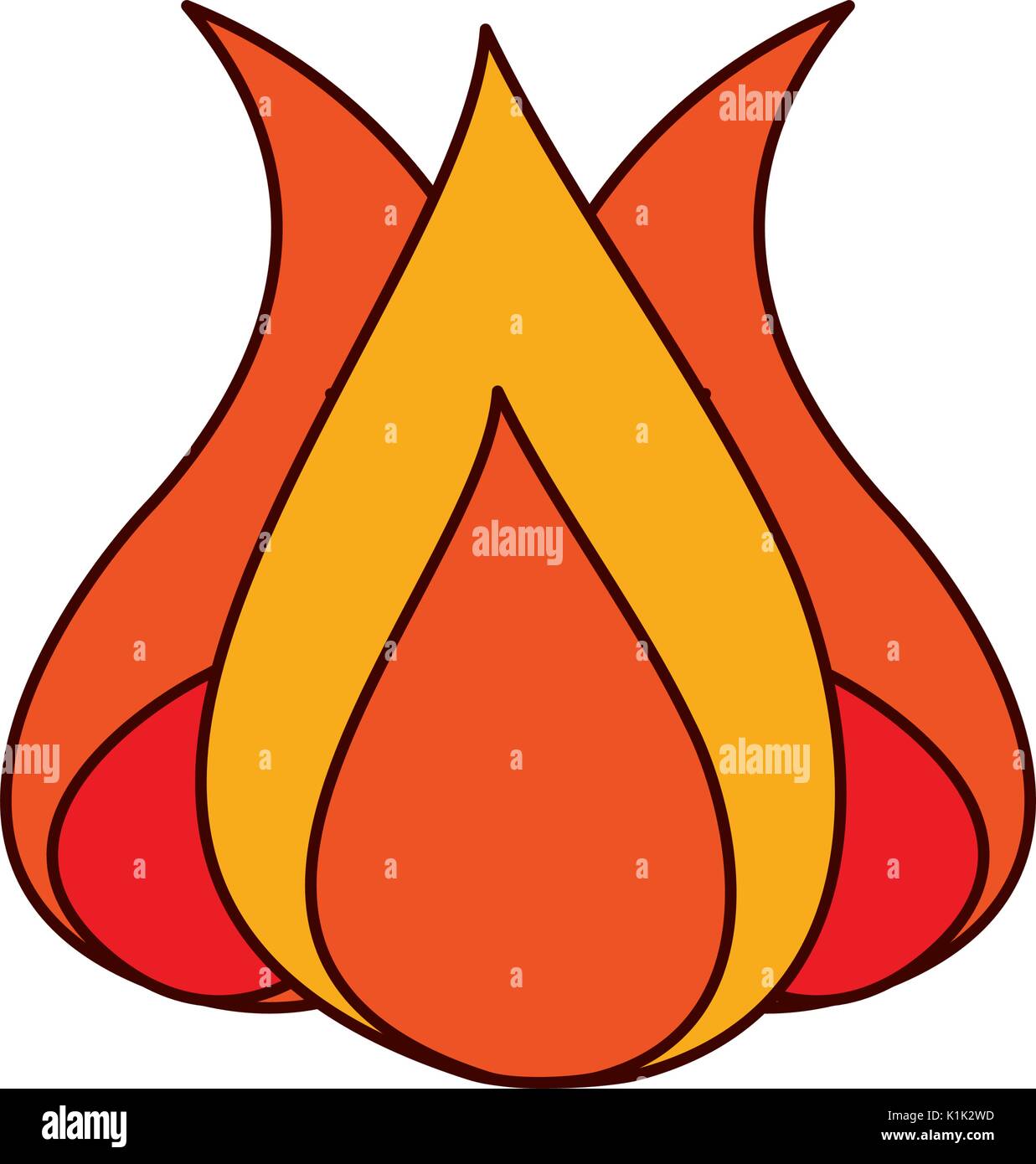 camp fire isolated icon Stock Vector Image & Art - Alamy