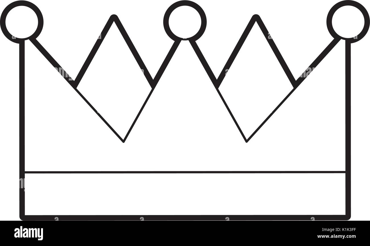 king crown isolated icon Stock Vector Image & Art - Alamy