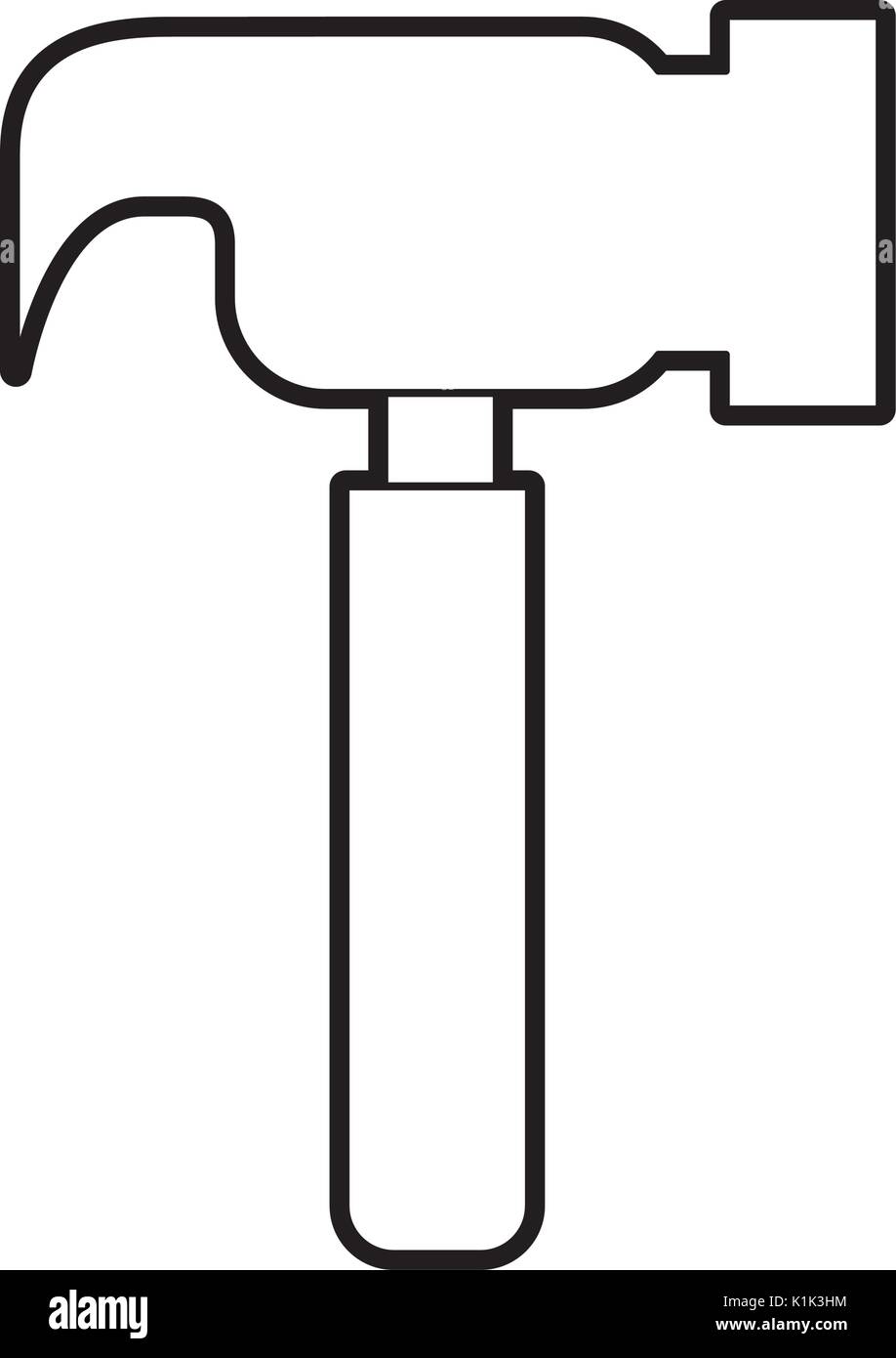 hammer tool isolated icon Stock Vector Image & Art - Alamy
