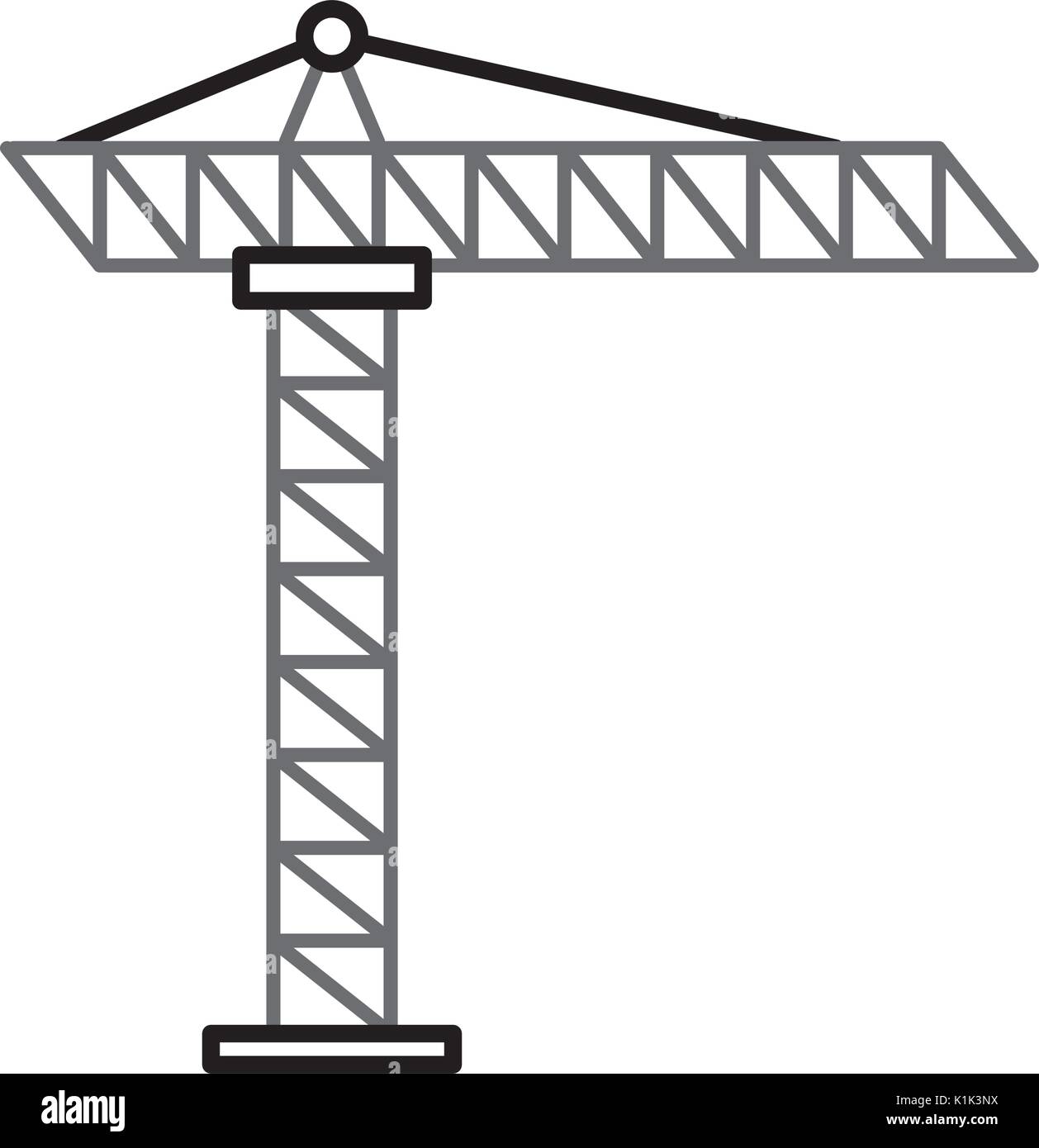 construction crane isolated icon Stock Vector Image & Art - Alamy