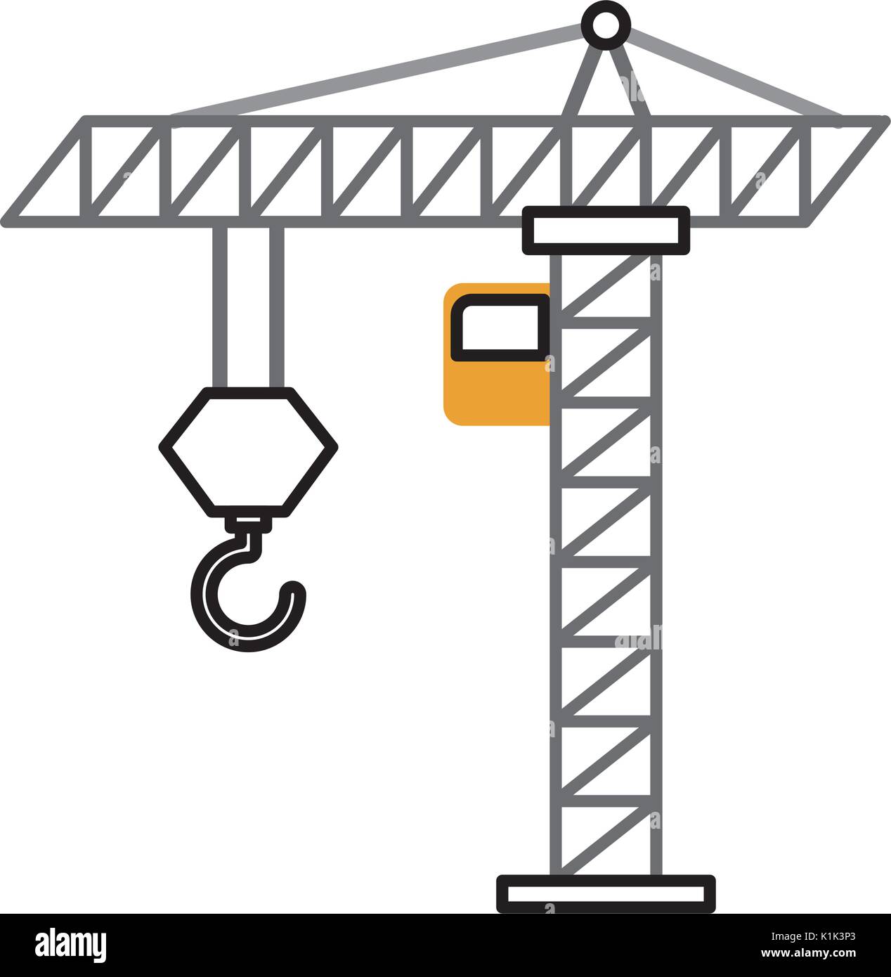 construction crane isolated icon Stock Vector Image & Art - Alamy
