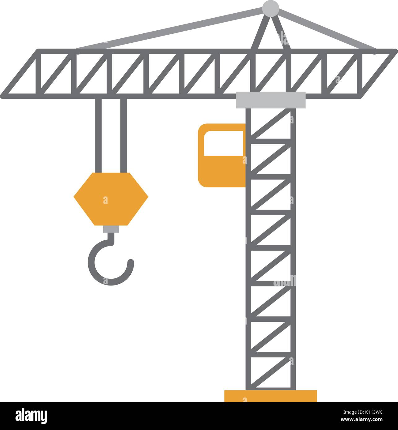 construction crane isolated icon Stock Vector Image & Art - Alamy