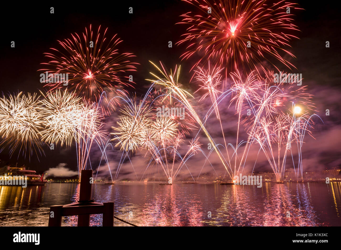 Geneva, Switzerland, The fireworks are spectacular every year