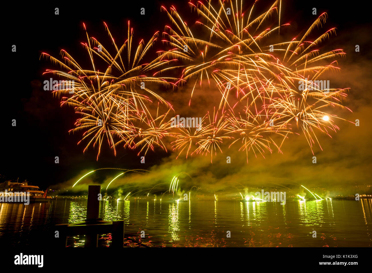 Geneva, Switzerland, The fireworks are spectacular every year
