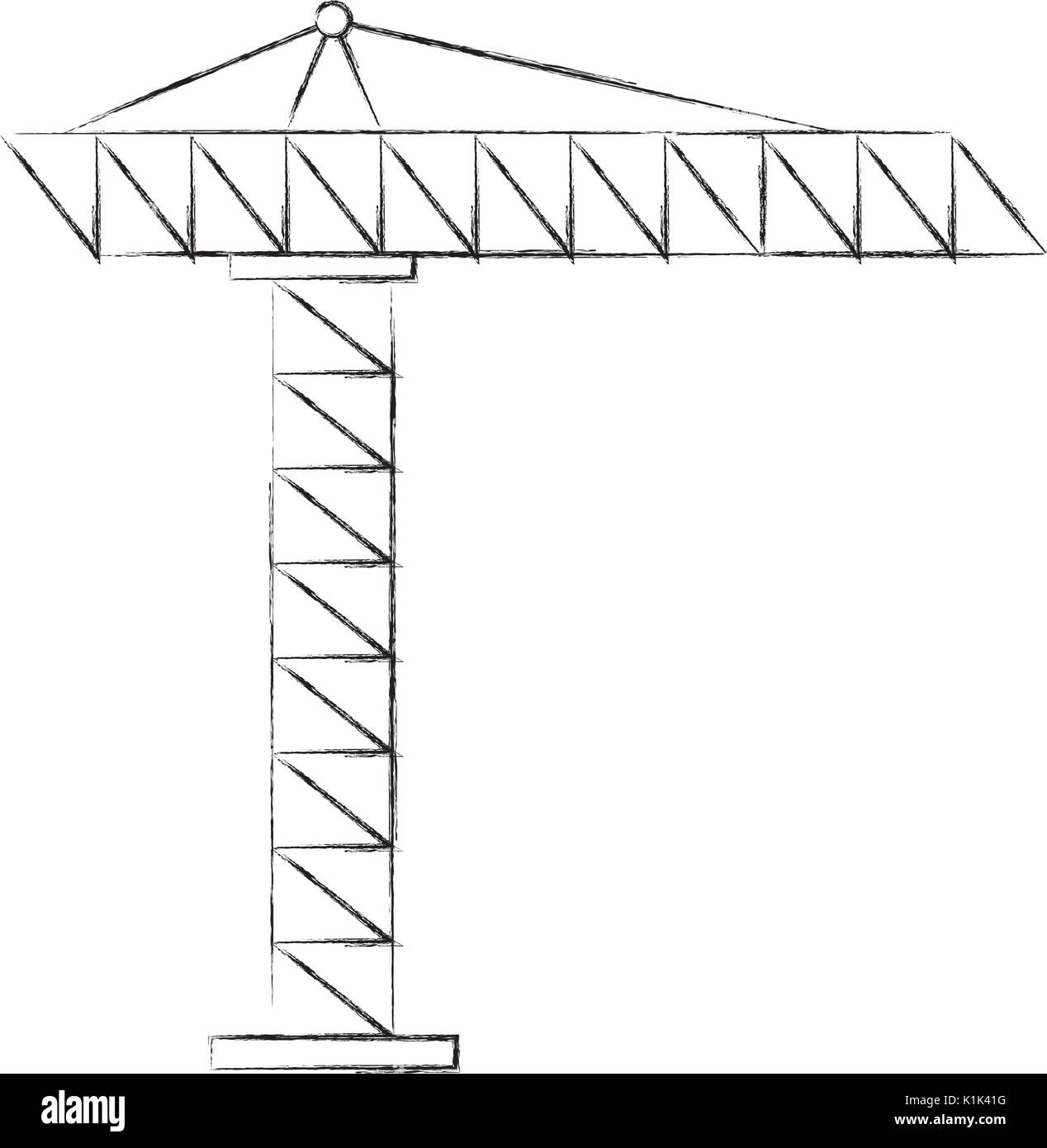 construction crane isolated icon Stock Vector Image & Art - Alamy