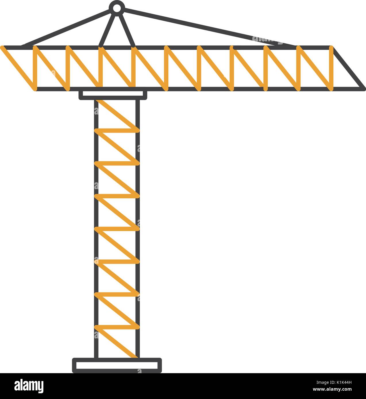 construction crane isolated icon Stock Vector Image & Art - Alamy
