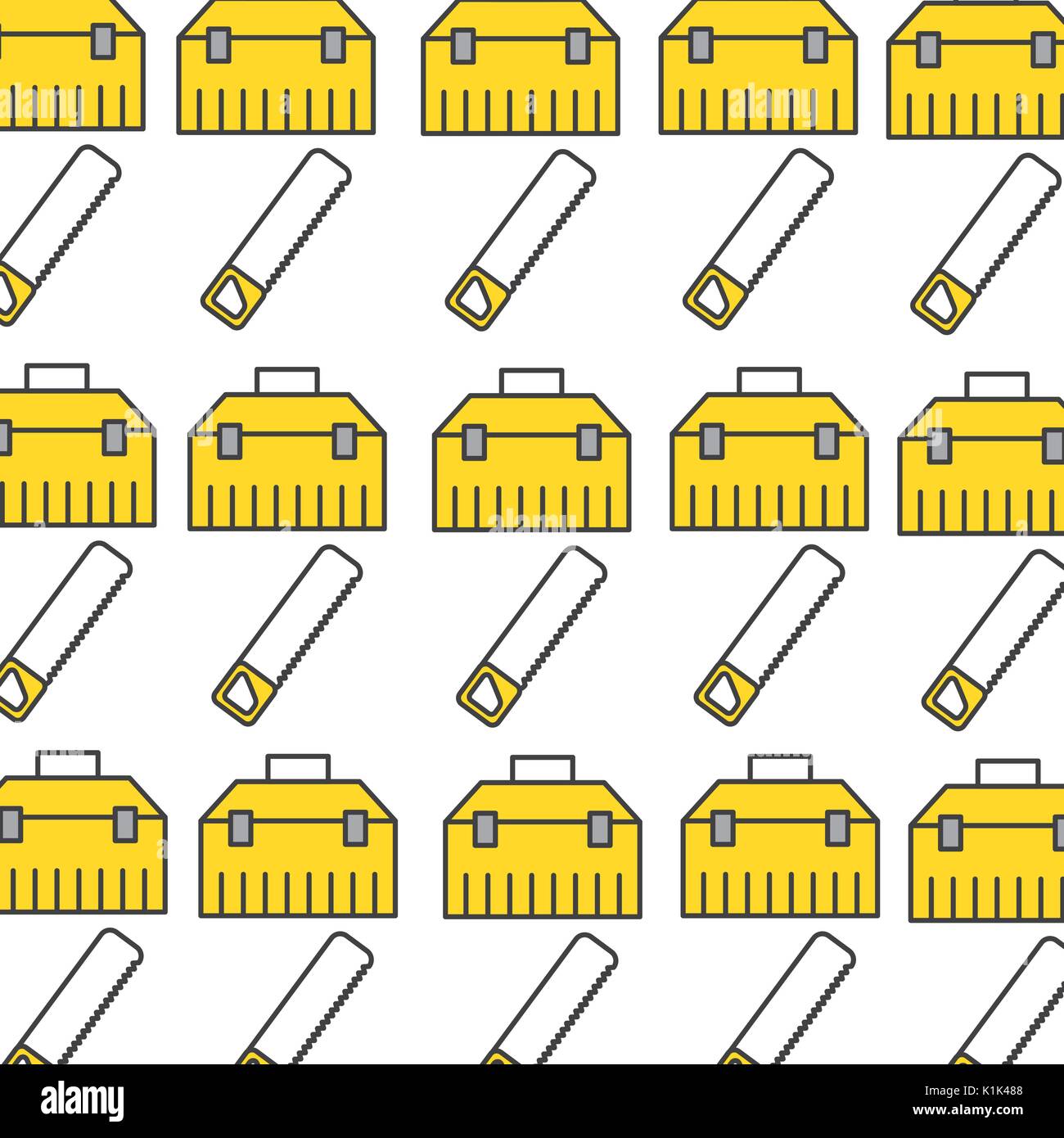 Tool Box Vector Pattern tools box pattern background vector illustration design Stock Vector ...