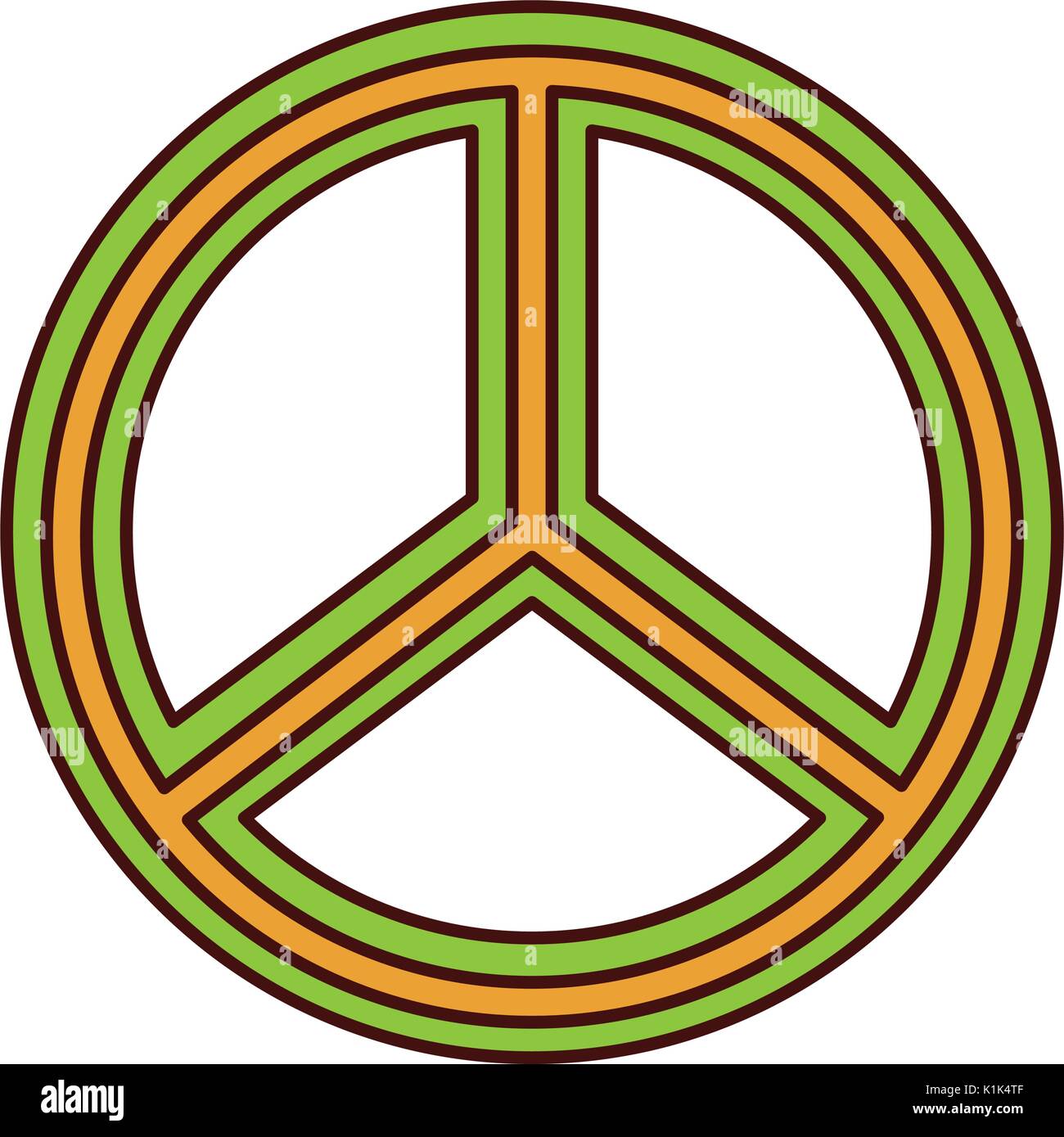 Peace sign, Peace Symbol, Hippie Symbol, green minimal background