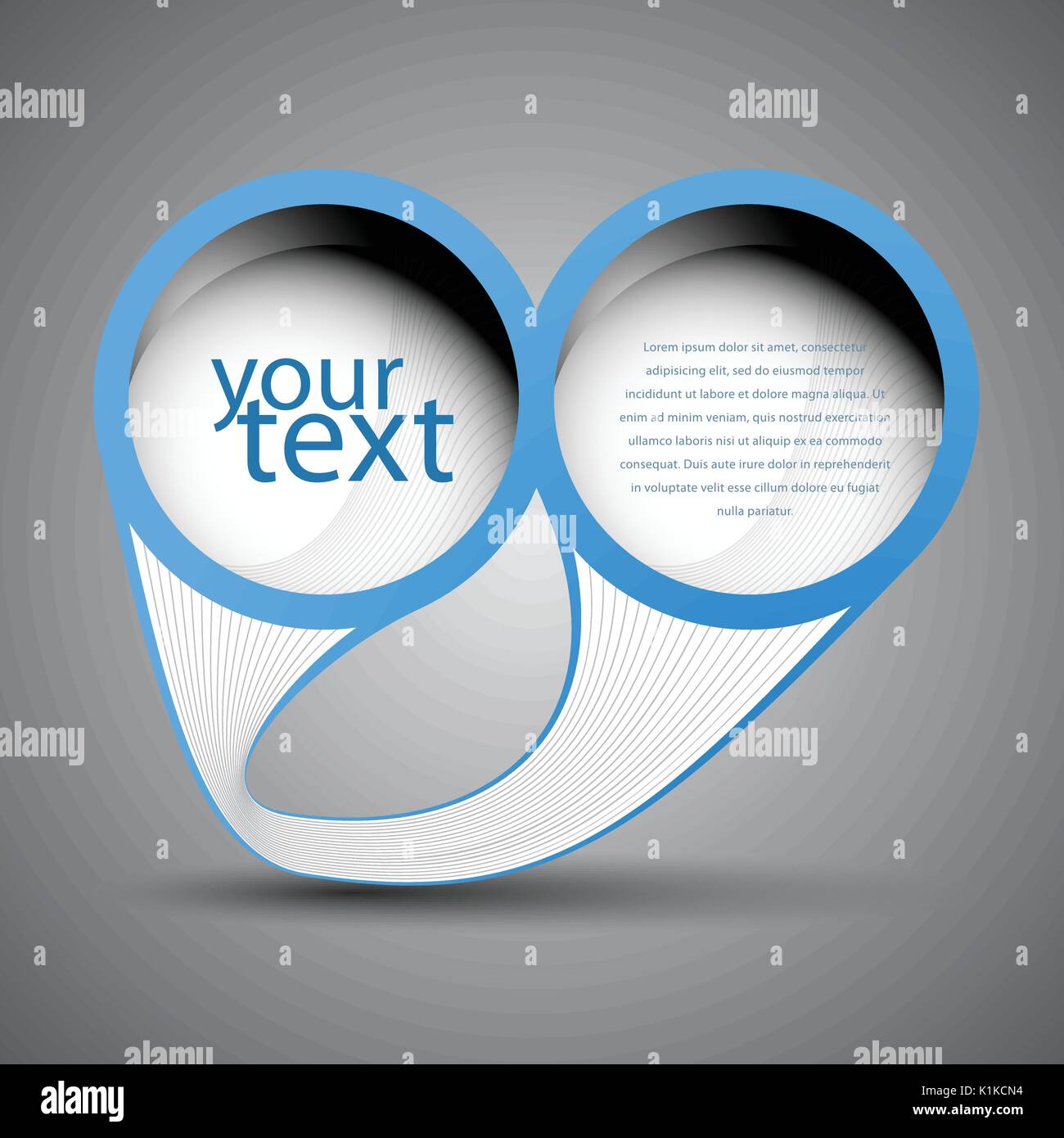 Abstract Colorful Round Speech Bubble, Communication Concept for Web ...