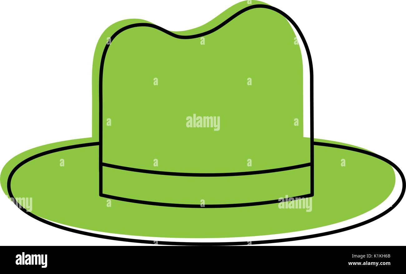 normal hat icon image vector illustration design green color Stock ...