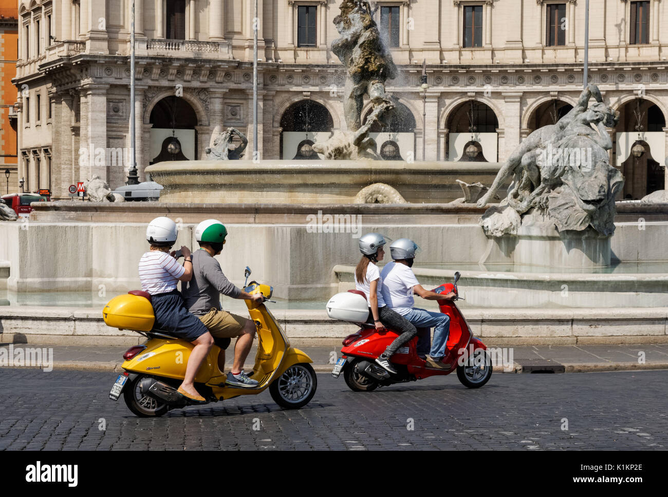 Vespa rome hi-res stock photography and images - Alamy