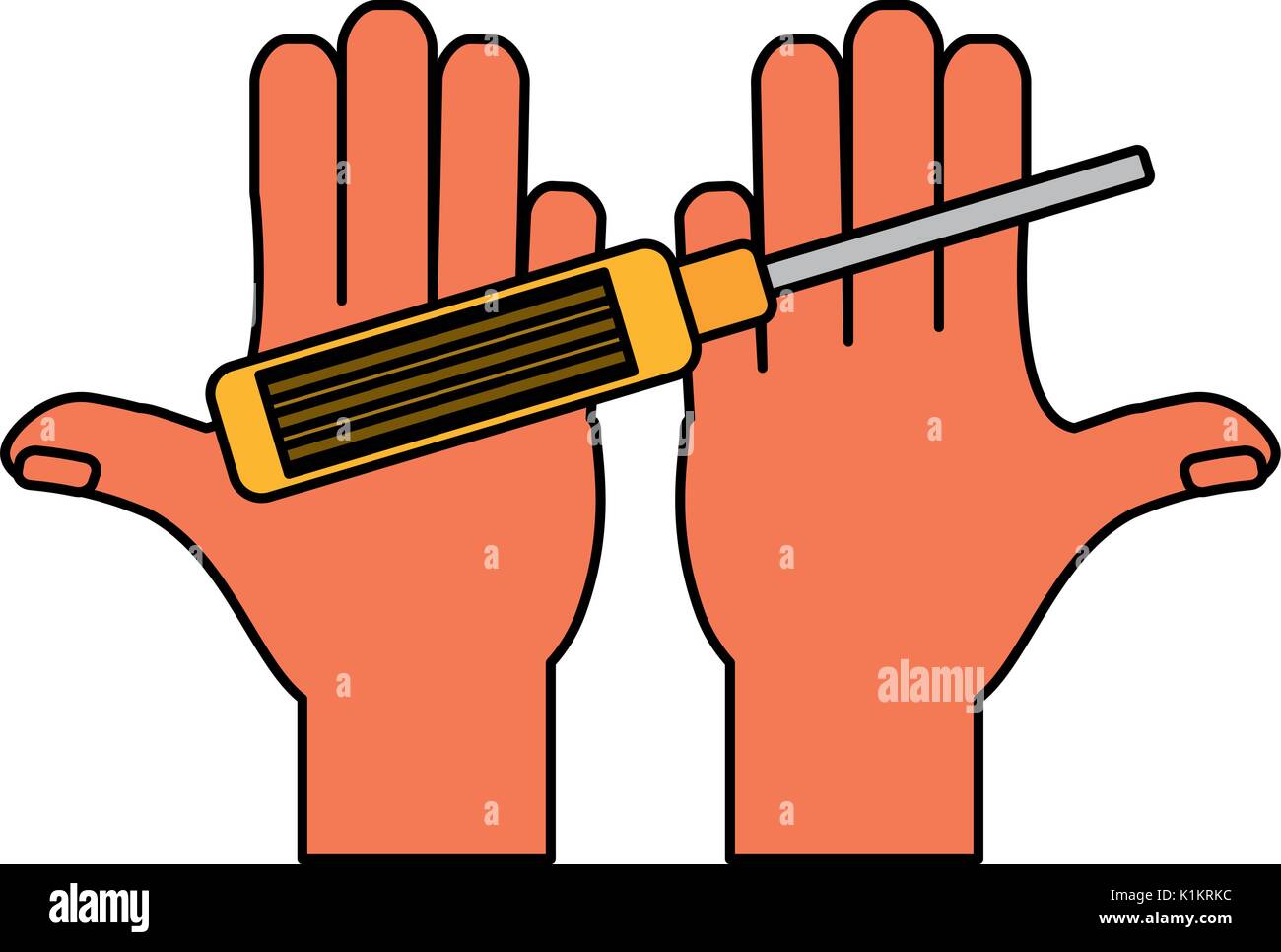 computer screwdriver tool icon vector illustration graphic design Stock ...