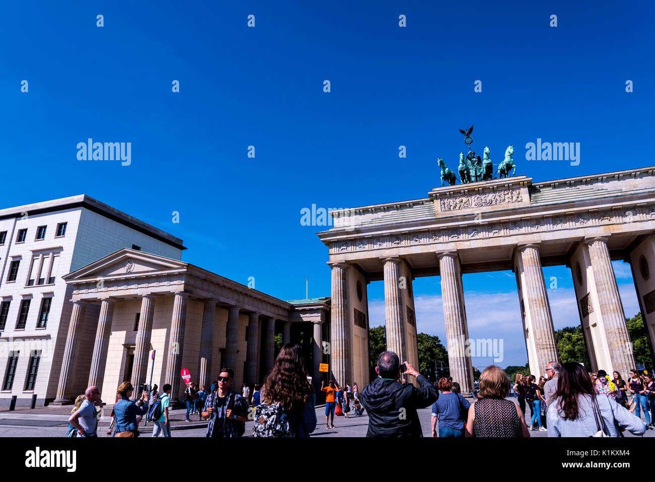 Brandenburg Gate is Berlin's most famous landmark. A symbol of Berlin