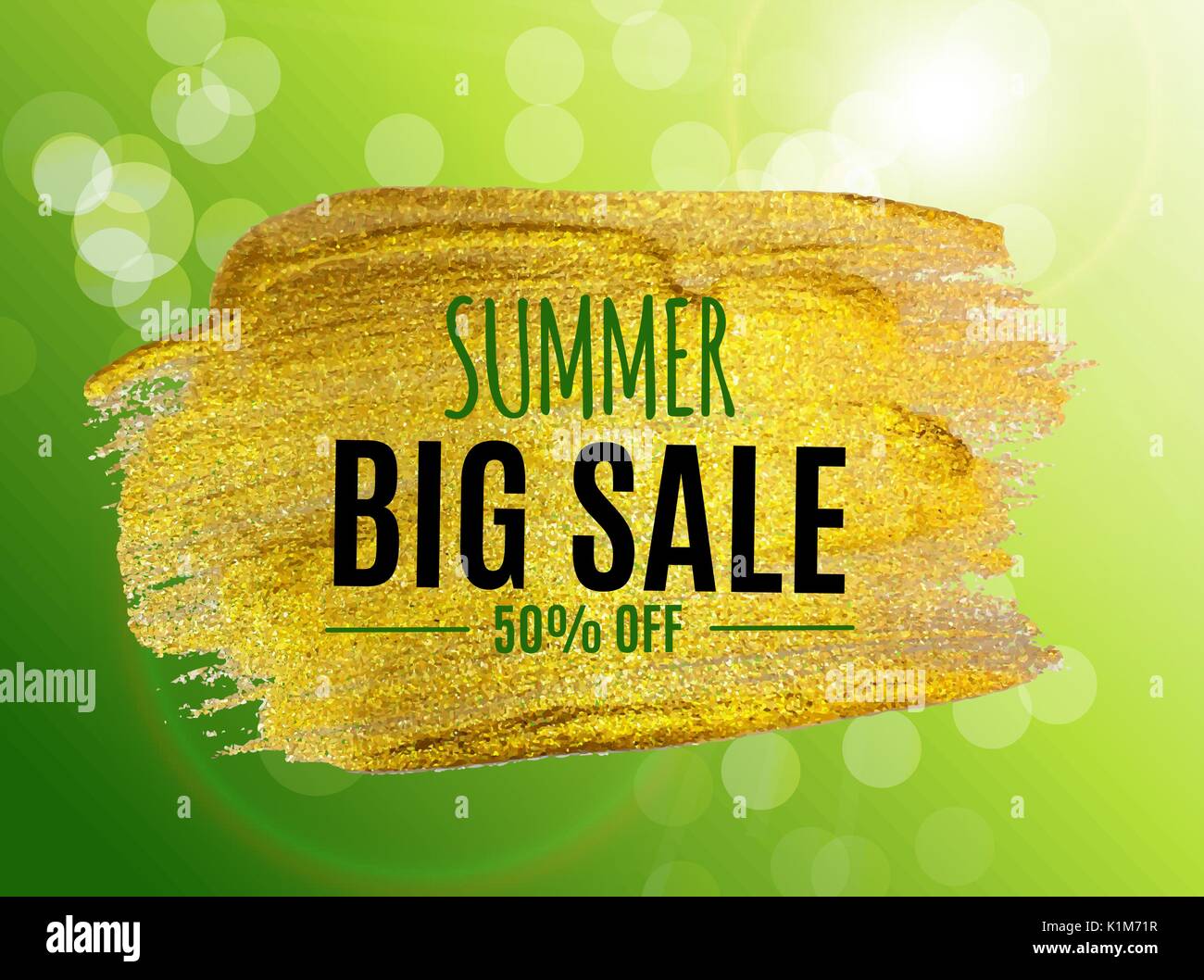 Summer Sale Abstract Banner Background Vector Illustration Stock Vector ...