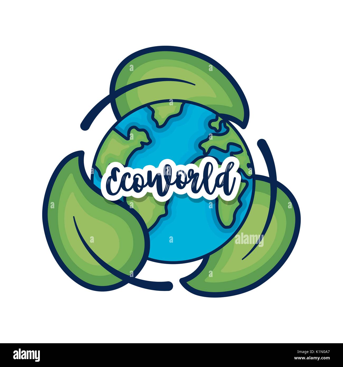 ecology earth planet to environment care Stock Vector Image & Art - Alamy