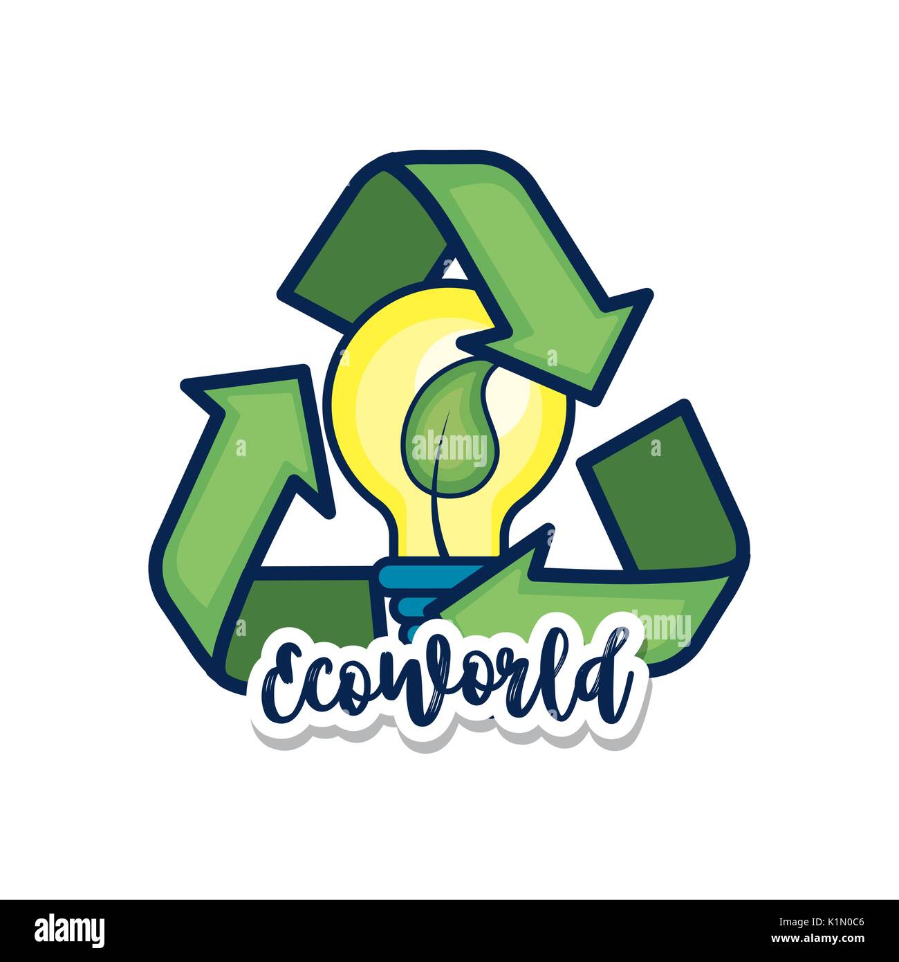 ecology conservation to natural environment protection Stock Vector ...