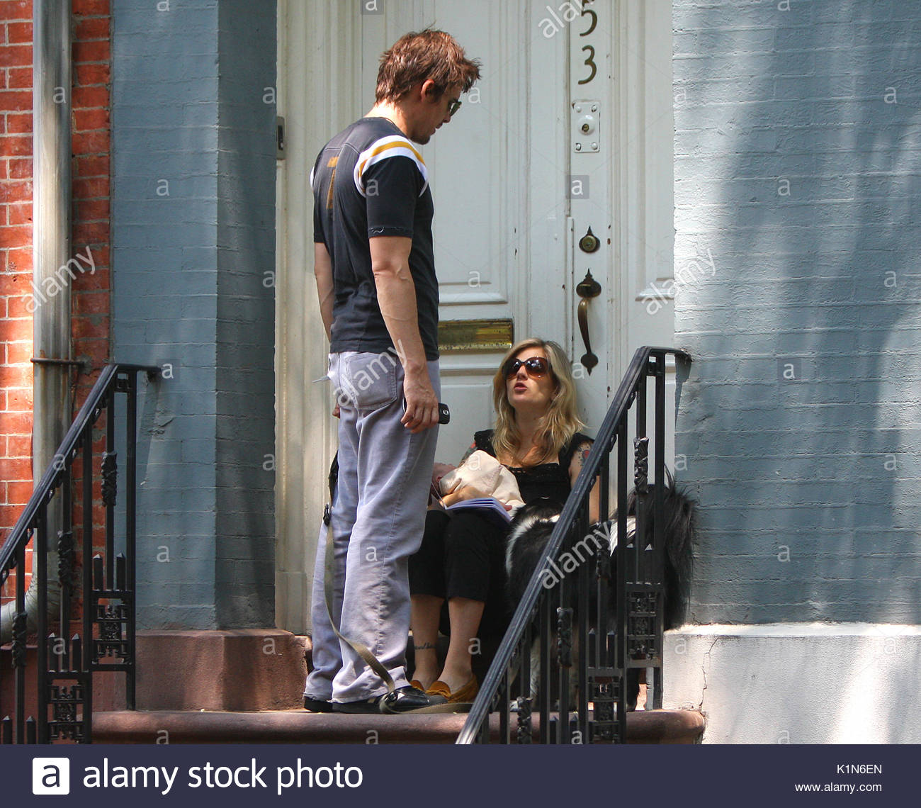 Ethan Hawke, Ryan Shawhughes, and Clementine Jane Hawke. Ethan Hawke