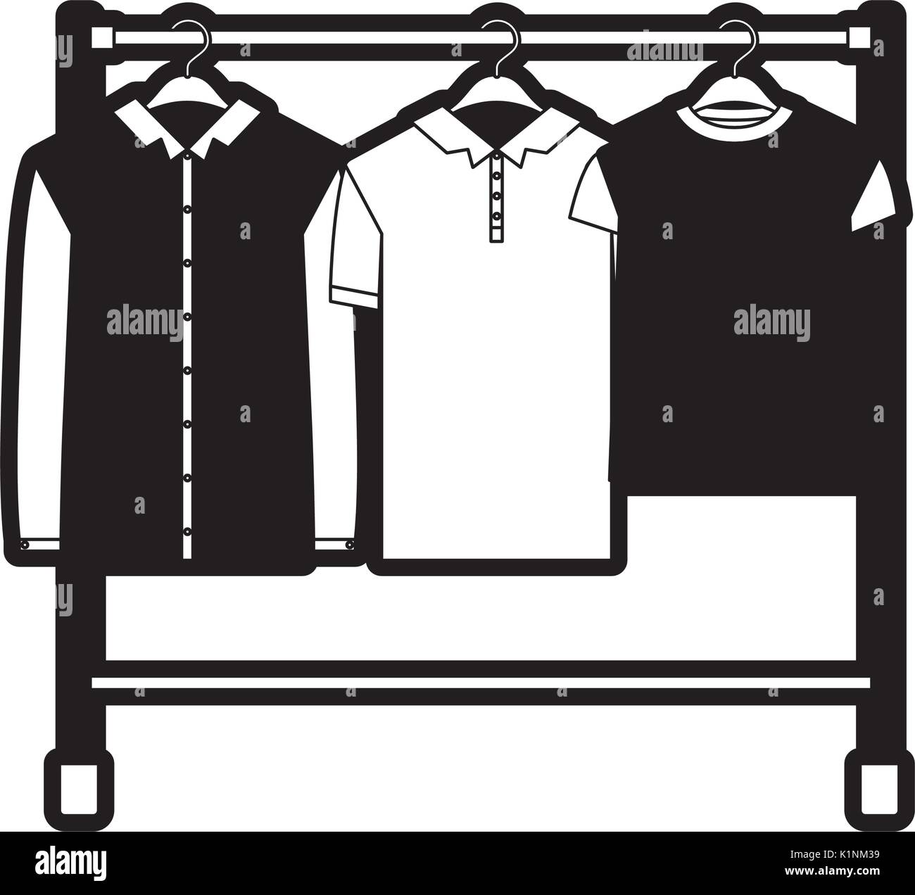 Black long sleeves Stock Vector Images - Alamy