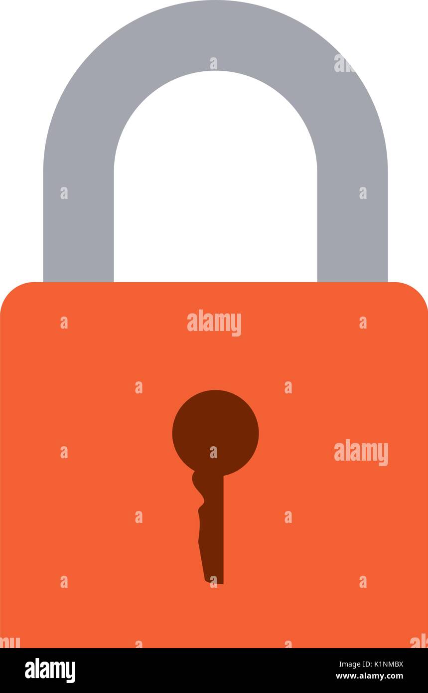 colorful silhouette of padlock icon Stock Vector Image & Art - Alamy