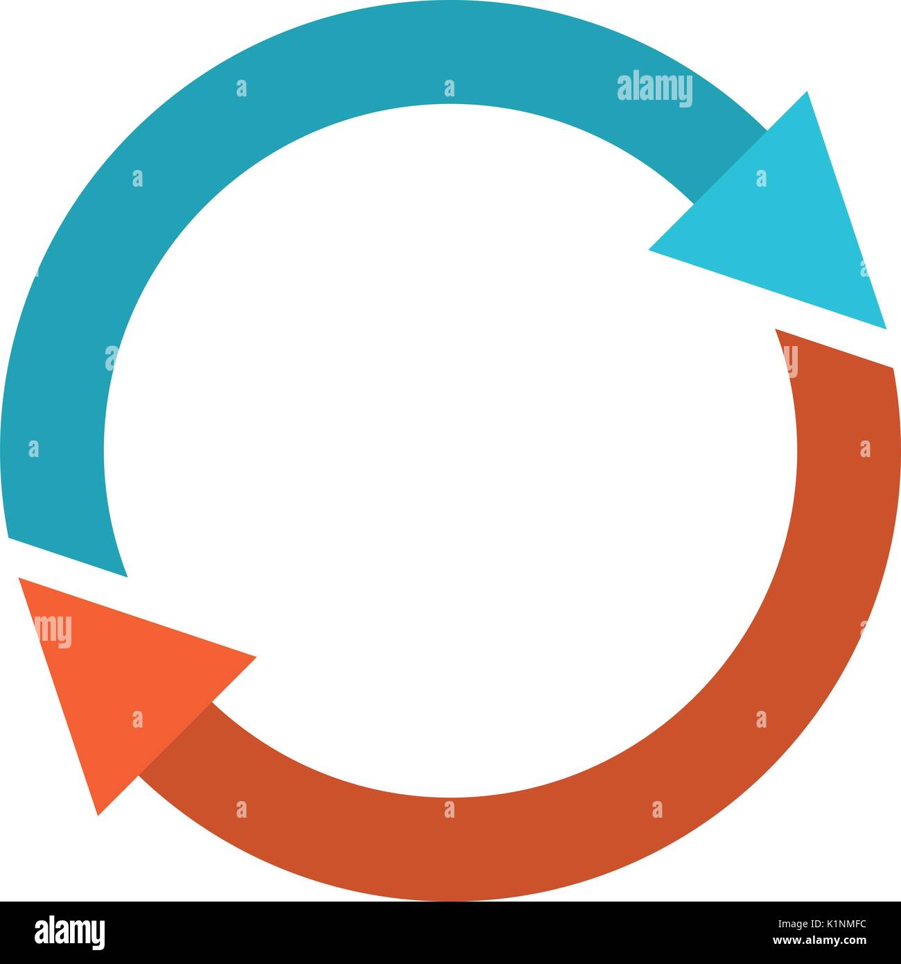 colorful silhouette of refresh or reload icon Stock Vector Image & Art