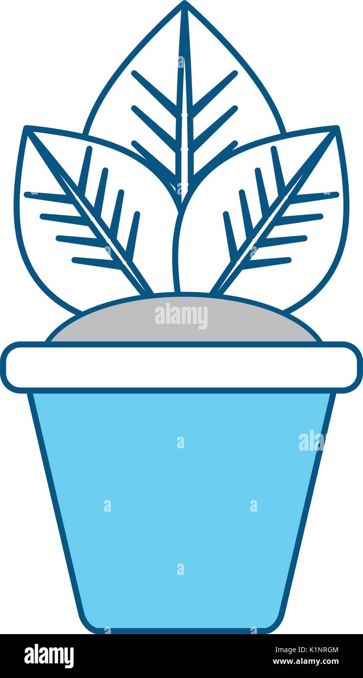 Plant in pot icon vector illustration graphic design Stock Vector Image ...