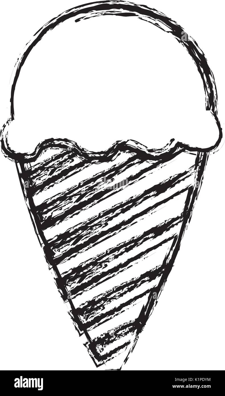 ice cream icon over white background vector illustration Stock Vector ...