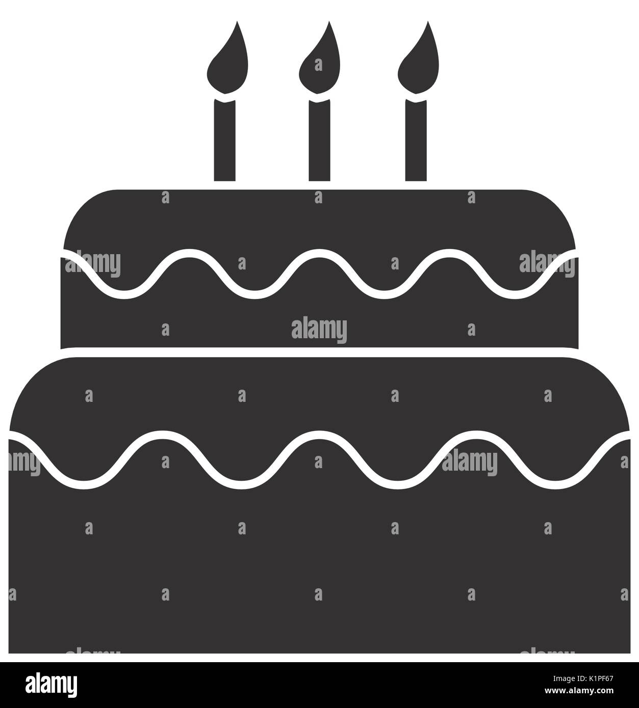 sweet cake icon Stock Vector Image & Art - Alamy