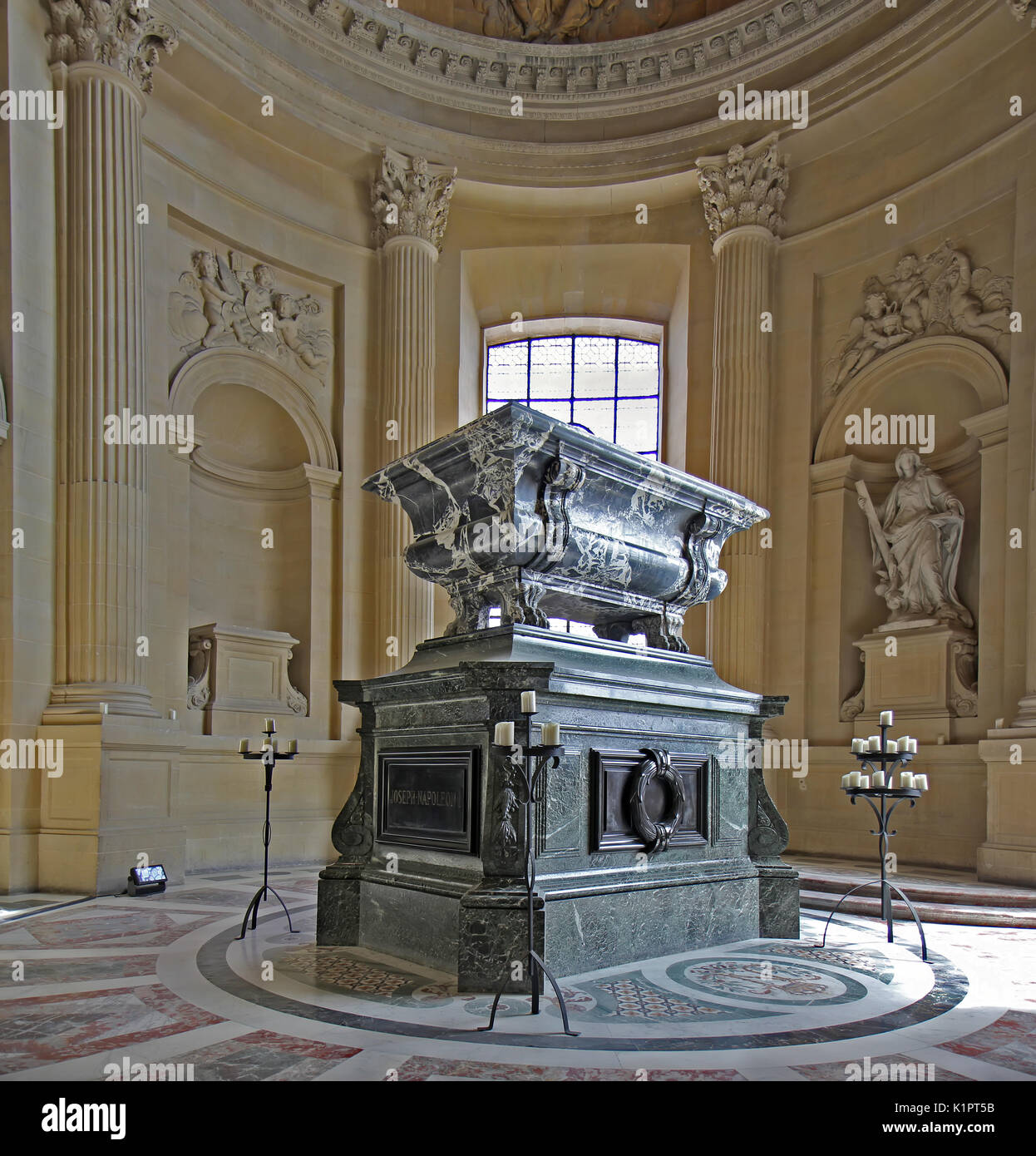 Napoleon's brother Joseph tomb at Les Invalides in Paris, France Stock ...