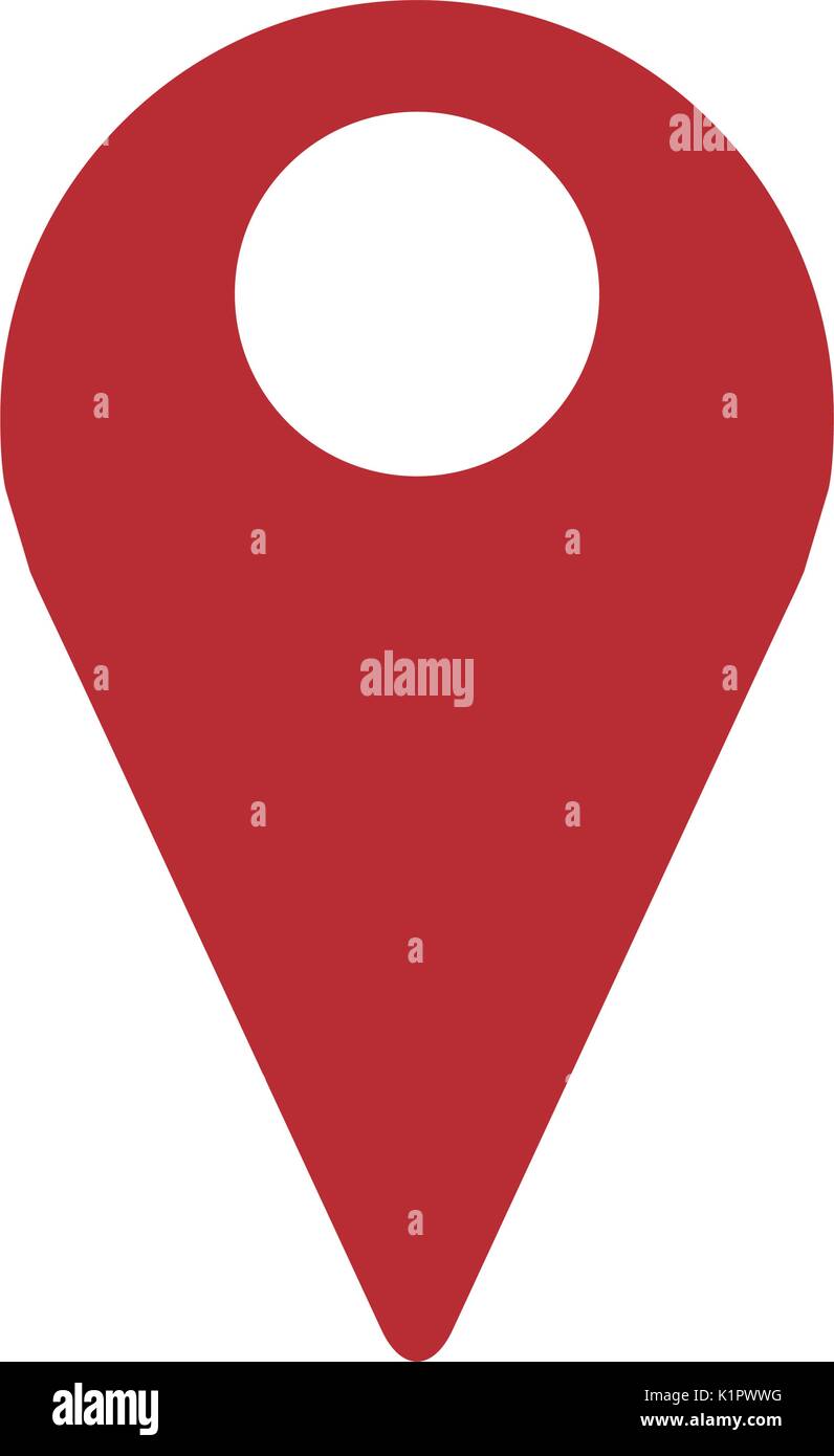 delivery pointer map gps navigation symbol vector illustration Stock ...