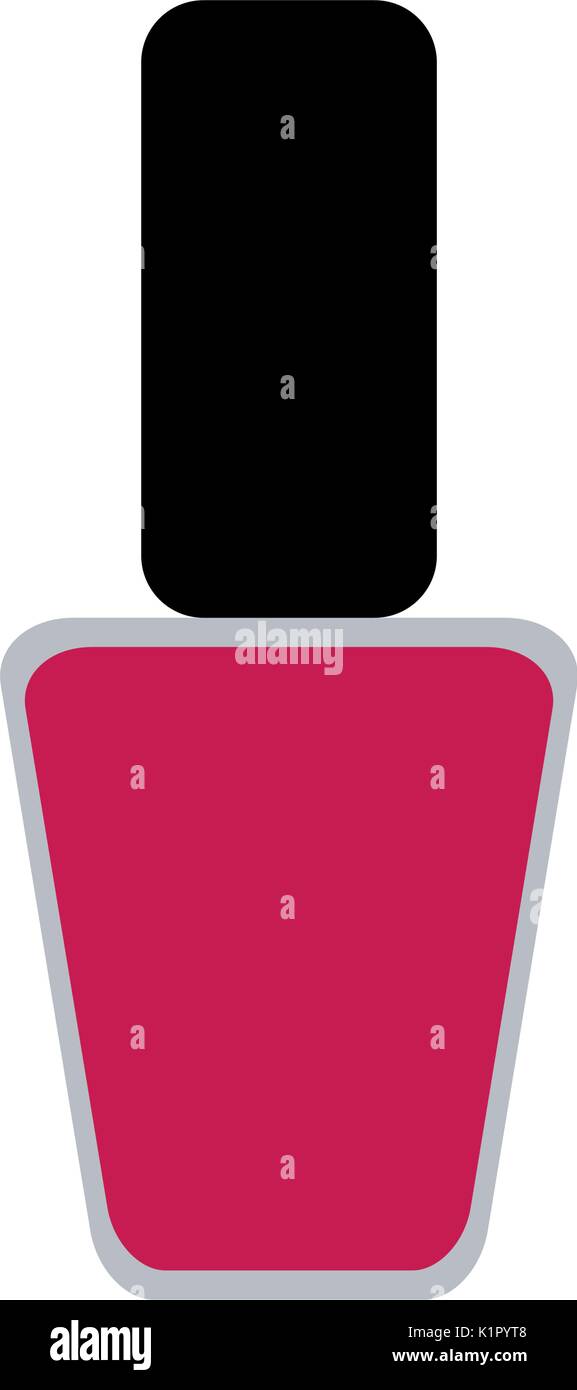 pink nail polish icon image vector illustration design Stock Vector ...