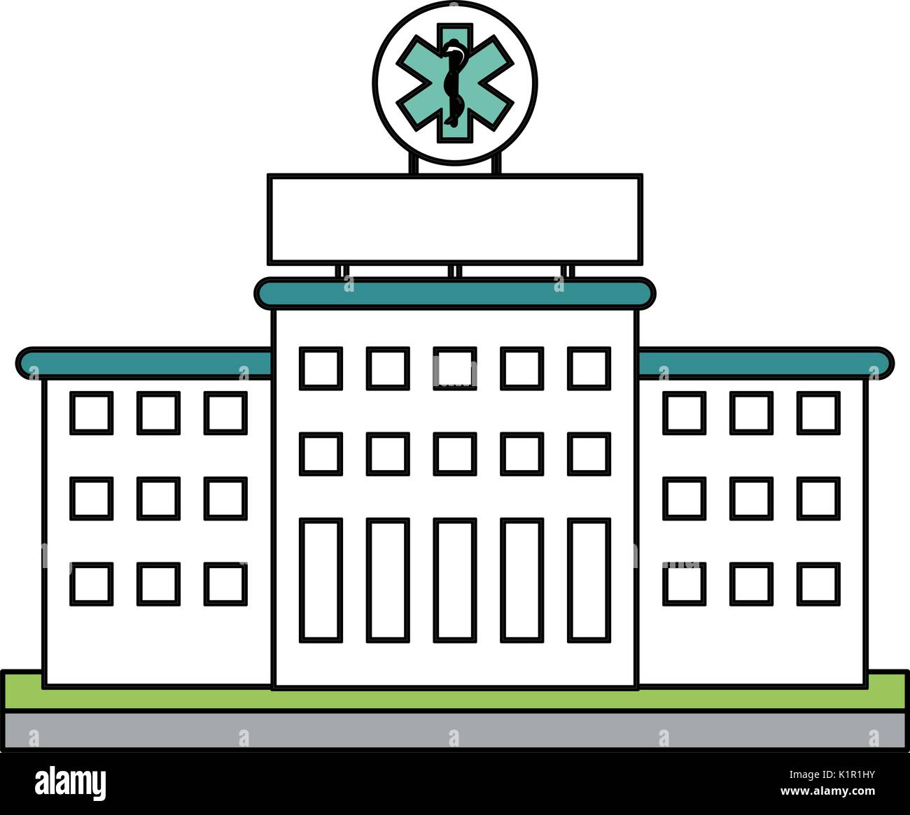 hospital building icon image Stock Vector Image & Art - Alamy