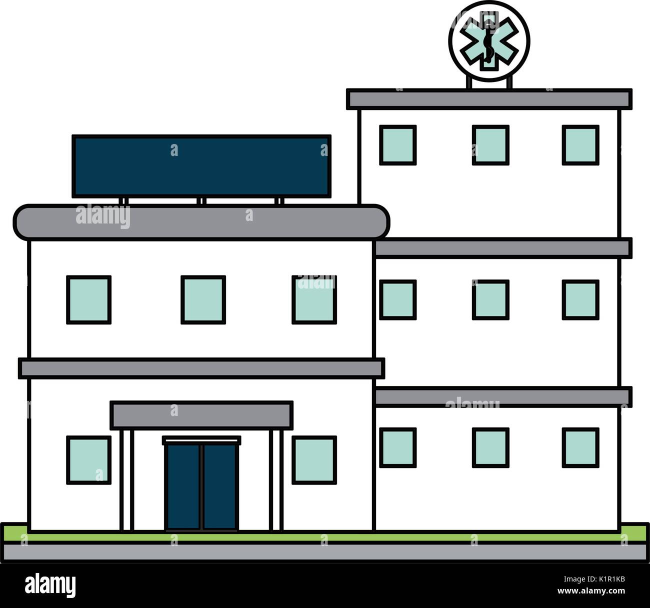hospital building icon image Stock Vector Image & Art - Alamy