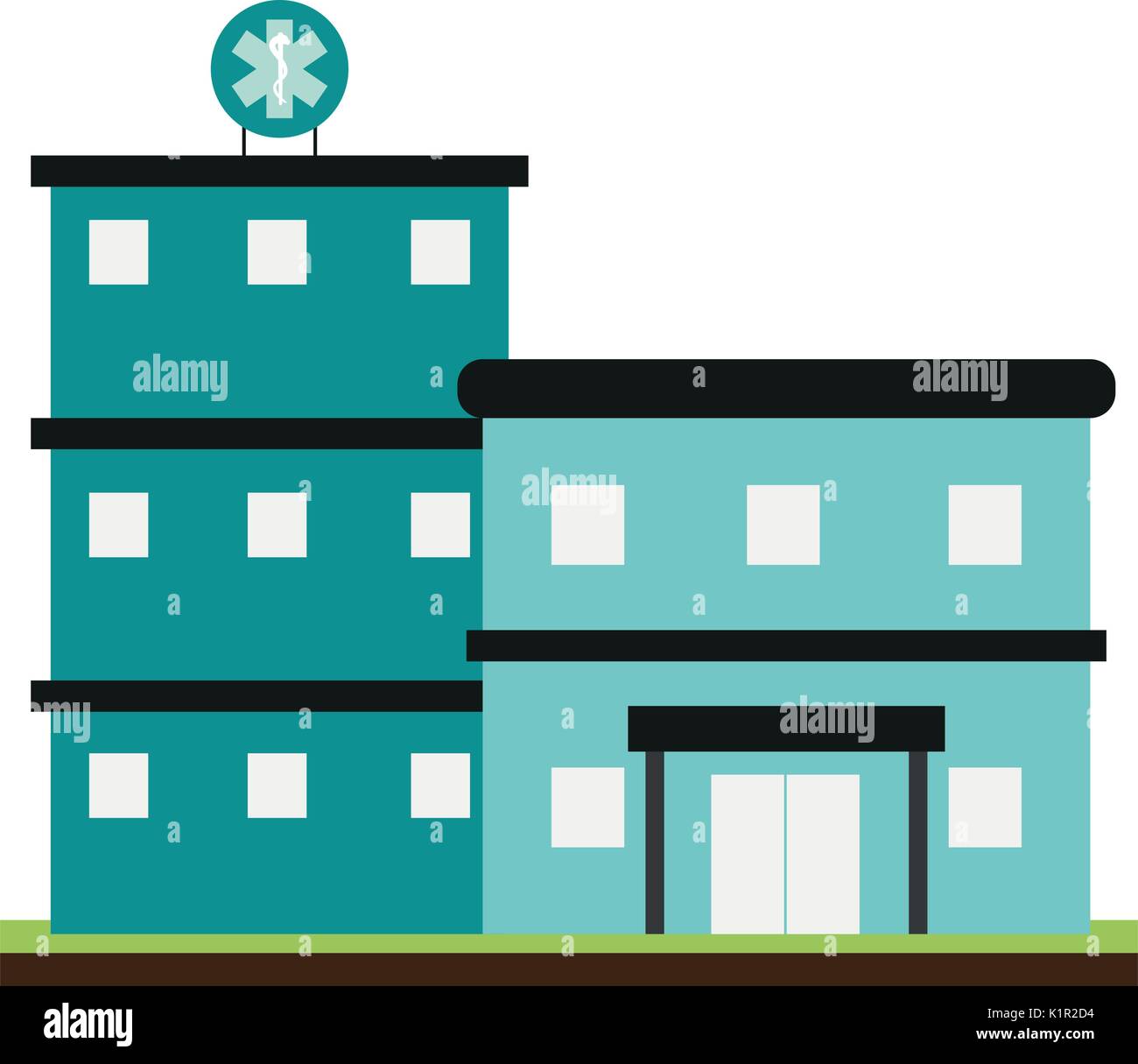 hospital building icon image Stock Vector Image & Art - Alamy