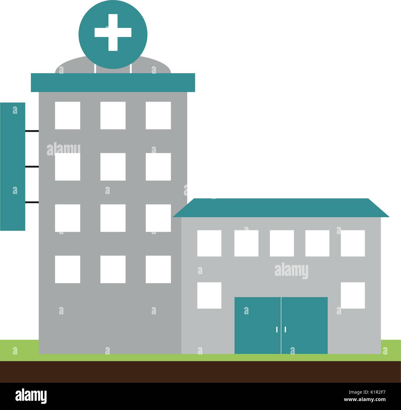 hospital building icon image Stock Vector Image & Art - Alamy