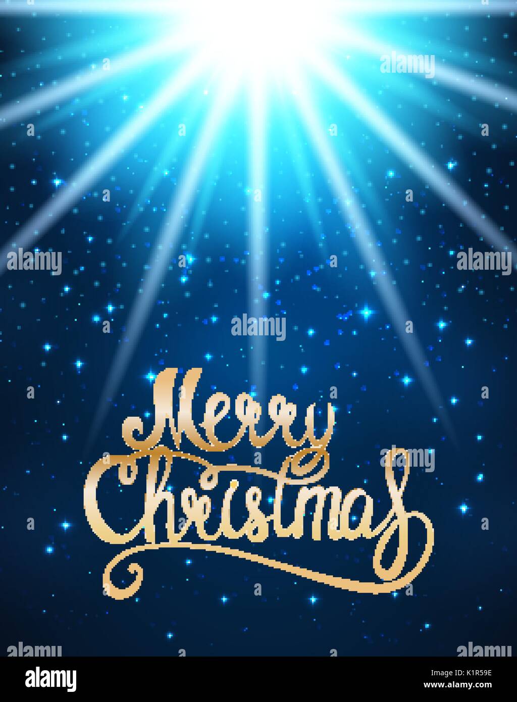 Merry Christmas and New Year Background. Vector Illustration Stock ...