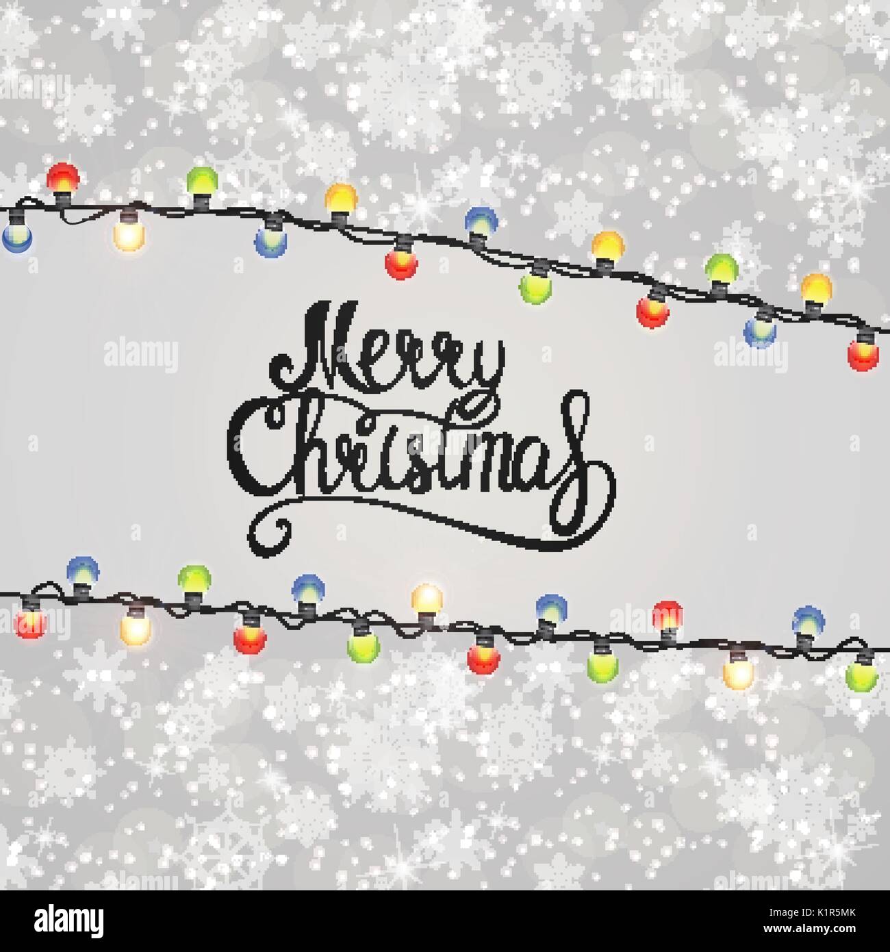 Merry Christmas and New Year Background. Vector Illustration Stock ...