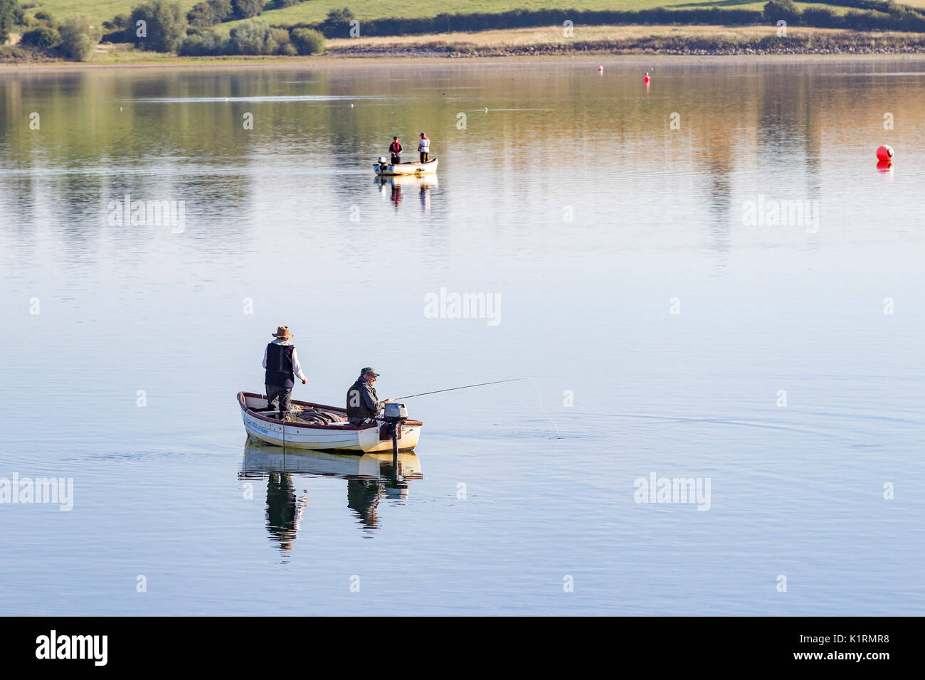 Trout fishing boats reservoir hires stock photography and images Alamy