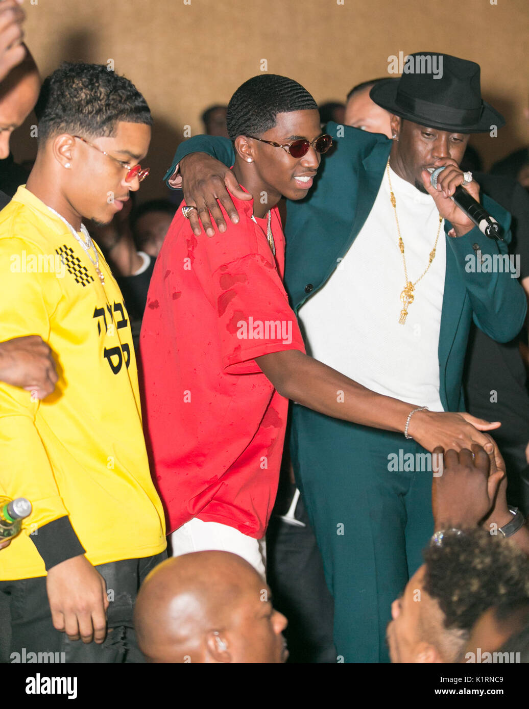 Sean 'Diddy' Combs AKA Puff Daddy hosts a Pre-Fight Party at REHAB Pool  Party at Hard Rock Hotel & Casino in Las vegas, NV on august 26, 2017.  Credit: Erik Kabik Photography/Media