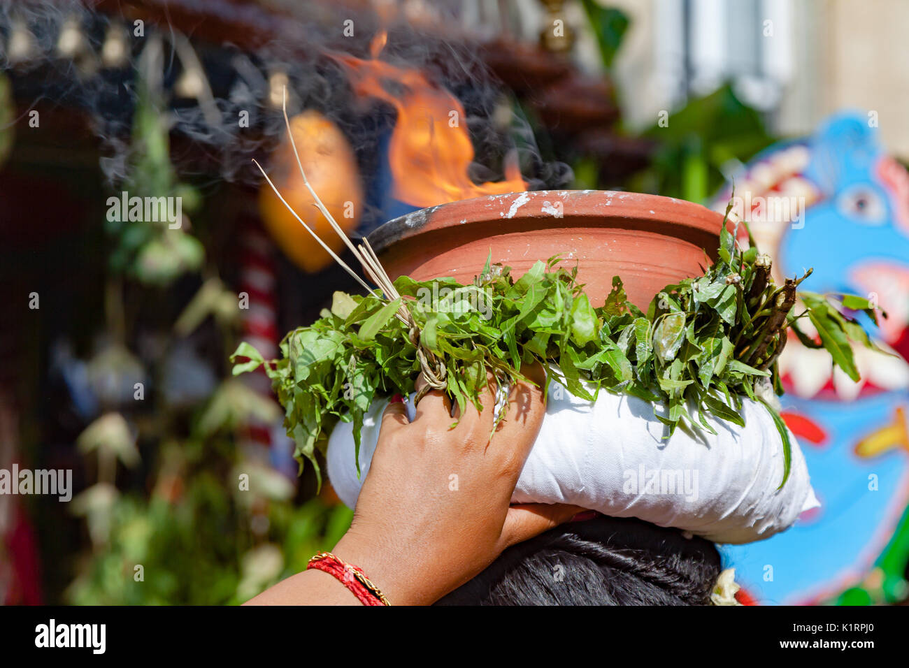 Paris, France. 27th August, 2017. Hindu of Paris France celebrate Ganesh Chturthi hindu festival. Credit: Guillaume Louyot/Alamy Live News Stock Photo